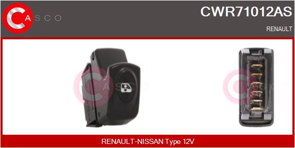 CASCO Brytare, fönsterhiss CWR71012AS