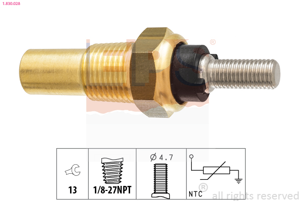 EPS Sensor, kylmedelstemperatur 1.830.028