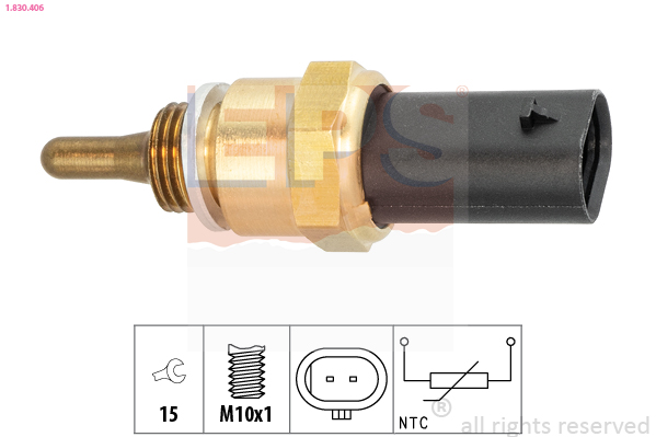 EPS Sensor, oljetemperatur 1.830.406