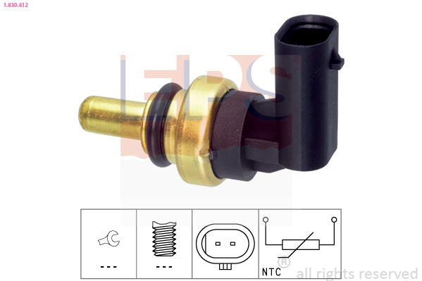 EPS Sensor, kylmedelstemperatur 1.830.412