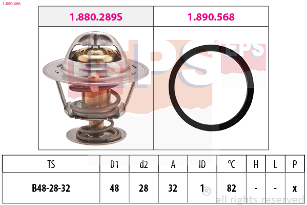 EPS Termostat, środek chłodzący 1.880.466