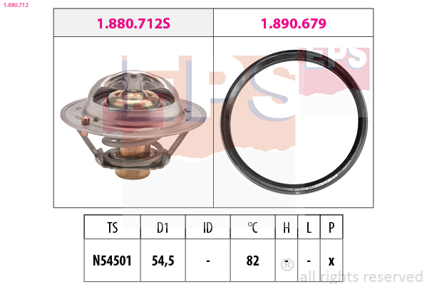 EPS Termostaat, jahutusvedelik 1.880.712