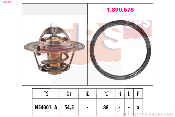 EPS Termostaat, jahutusvedelik 1.880.787