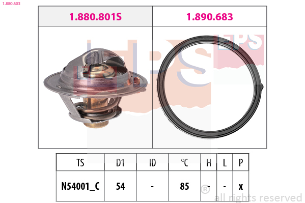 EPS Termostaat, jahutusvedelik 1.880.803