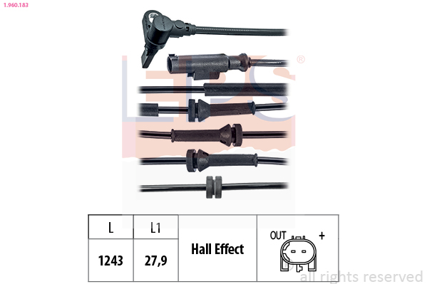 EPS ABS-anturi 1.960.183
