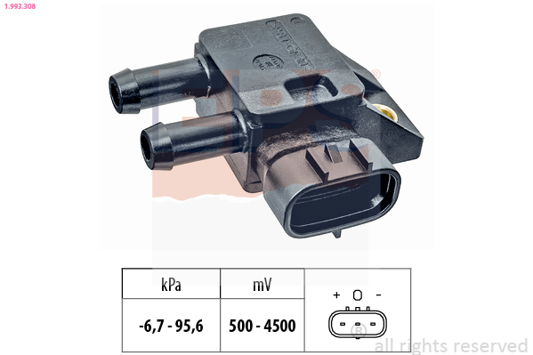 EPS Sensori, pakokaasupaine 1.993.308