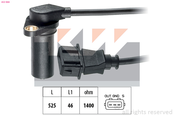 KW Impulssianturi, kampiakseli 453 068