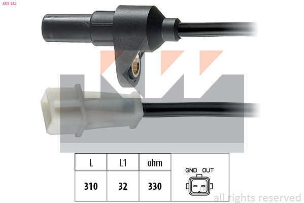 KW Impulssianturi, kampiakseli 453 142