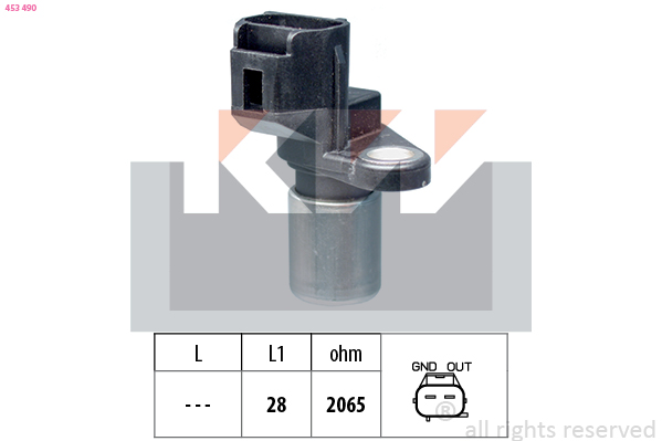 KW Impulssianturi, kampiakseli 453 490