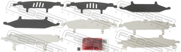FEBEST Tarvikesarja, jarrupala 0103-ZZE120F