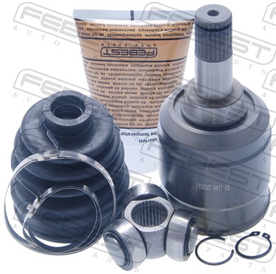 FEBEST Ledsats, drivaxel 0411-CK