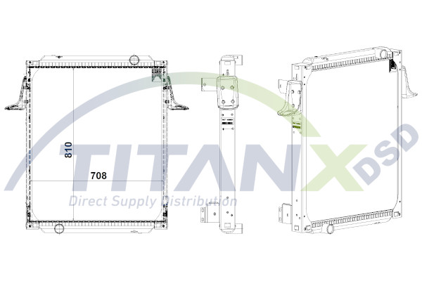 TitanX Jäähdytin,moottorin jäähdytys RX169014