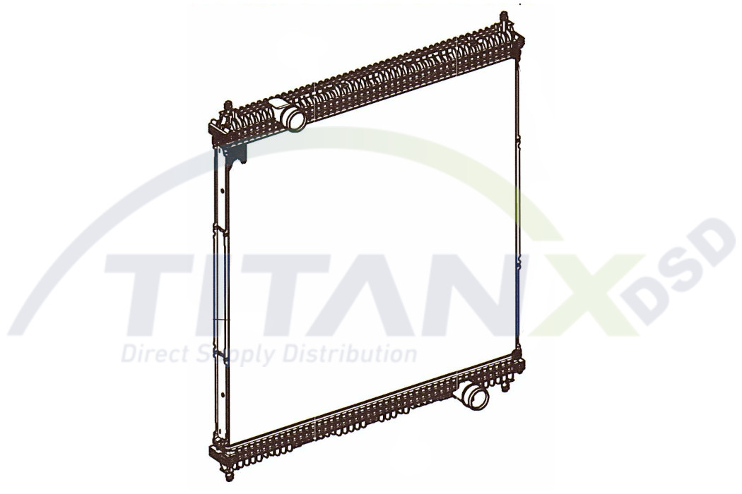 TitanX Chłodnica, układ chłodzenia silnika RX609032