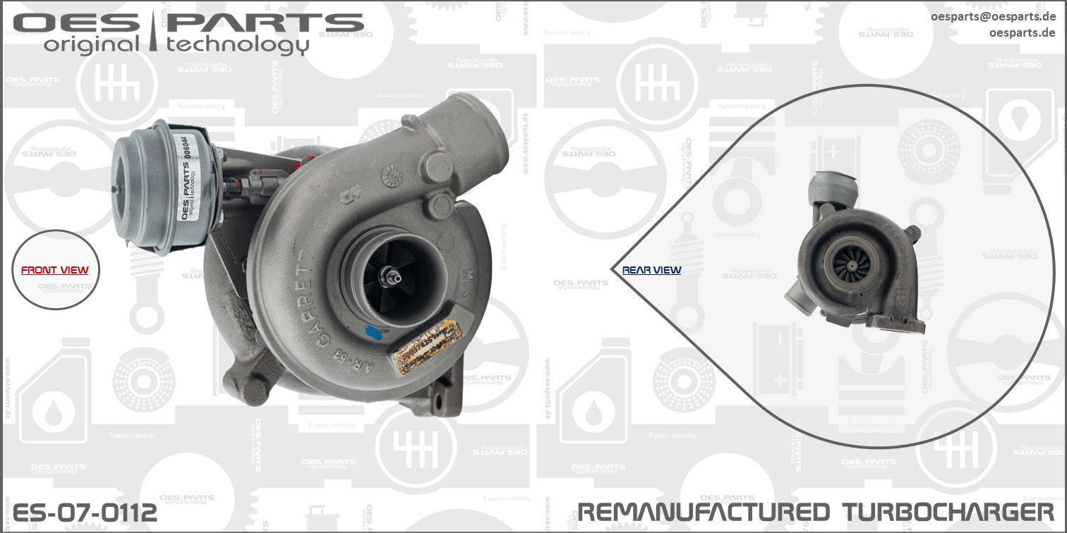 OES PARTS Laddare, laddsystem ES-07-0112