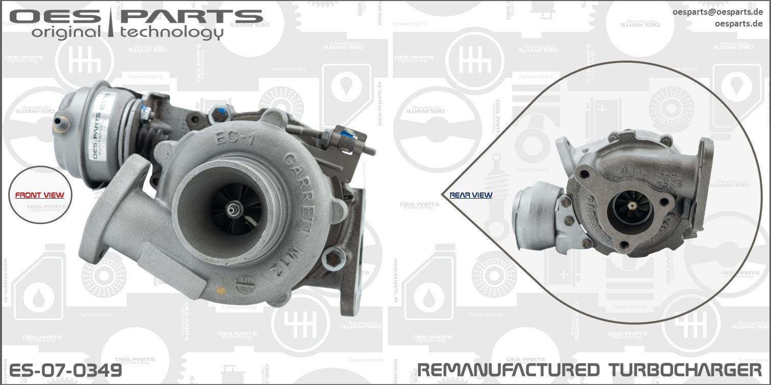 OES PARTS Turbo ES-07-0349