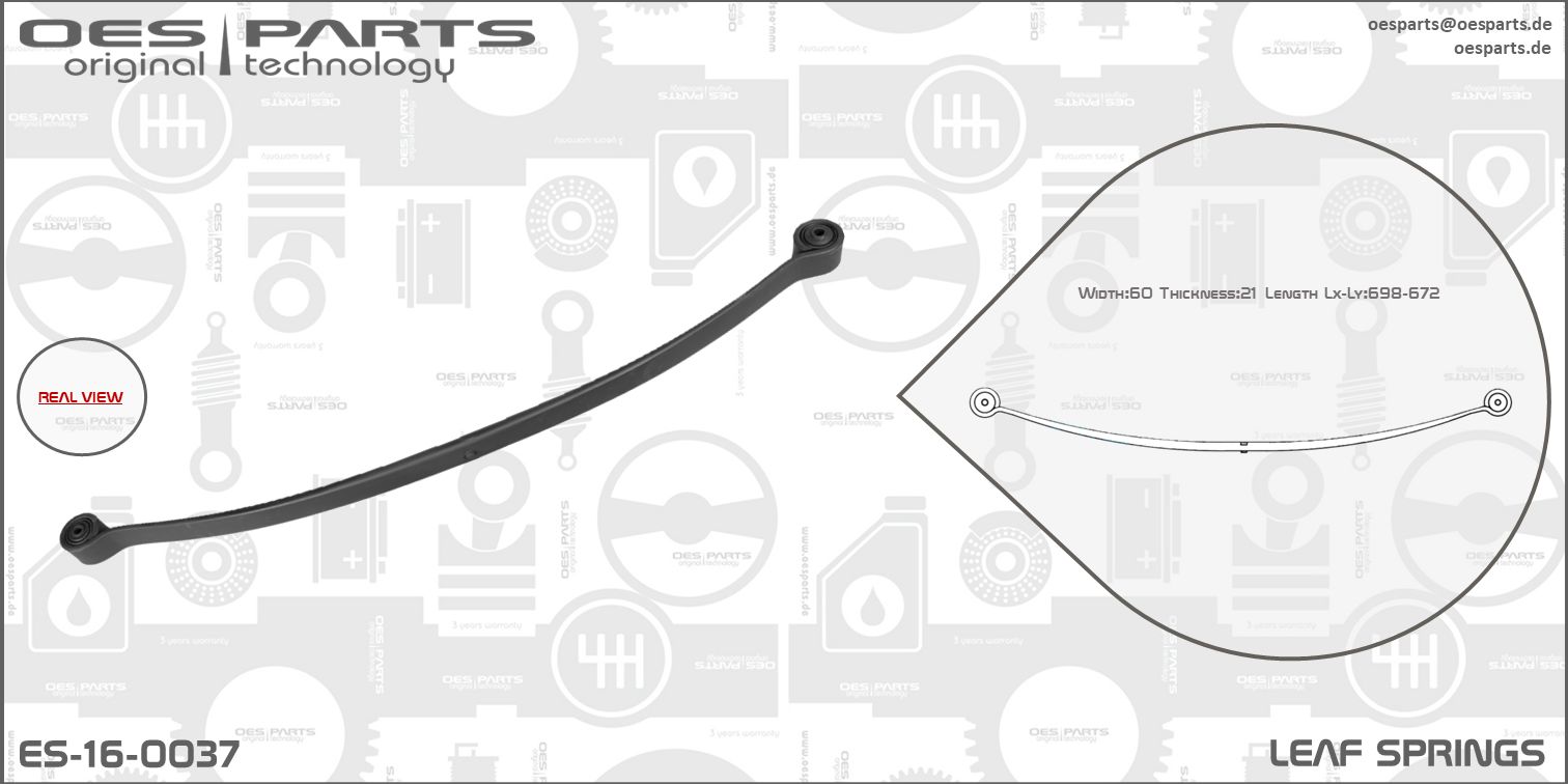OES PARTS Vedruleht ES-16-0037
