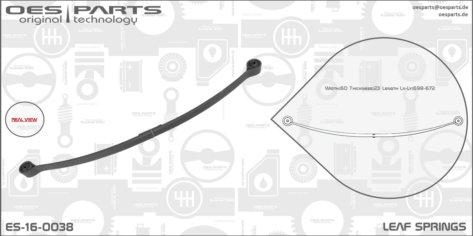 OES PARTS Vedruleht ES-16-0038
