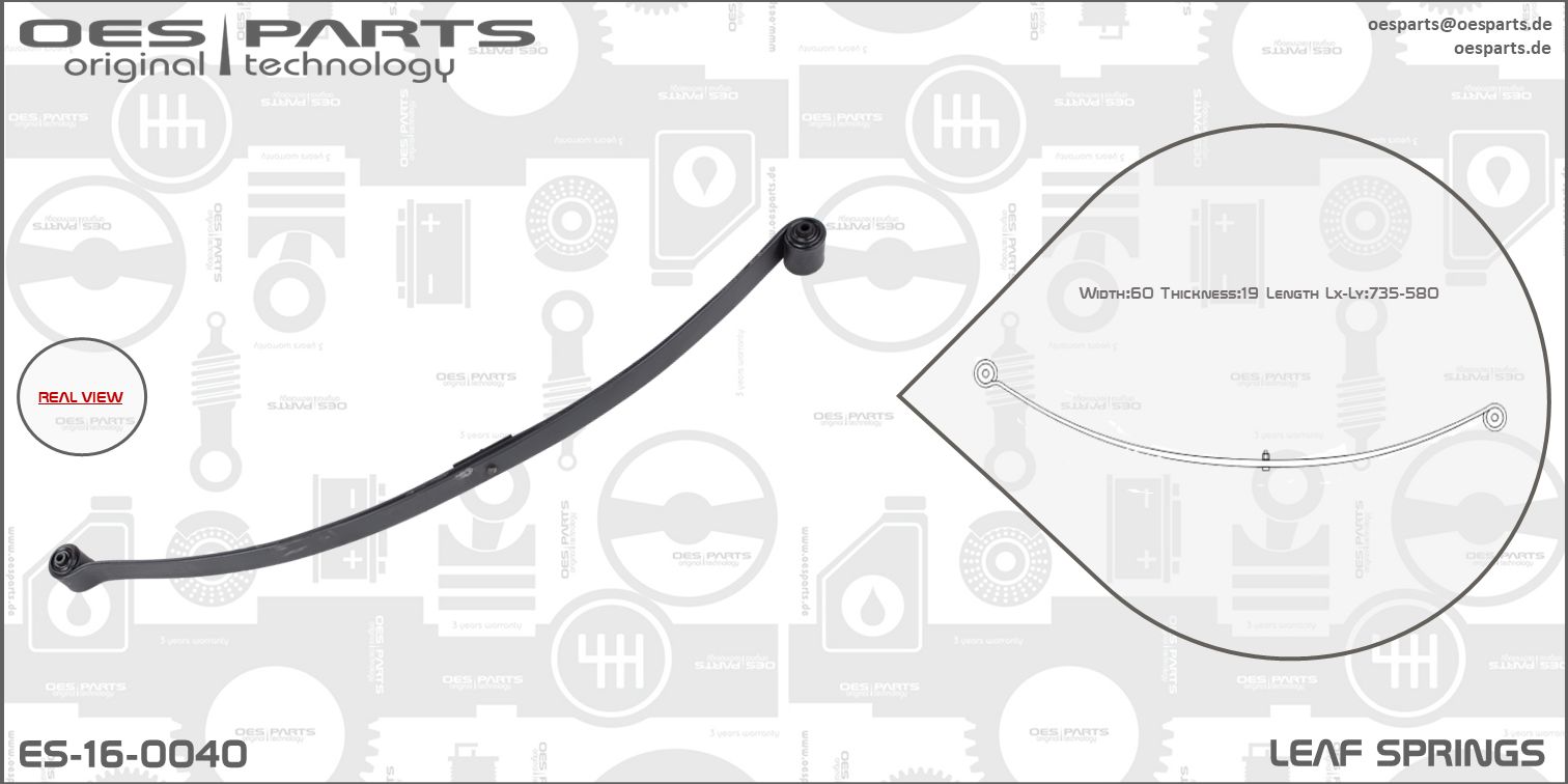 OES PARTS Vedruleht ES-16-0040