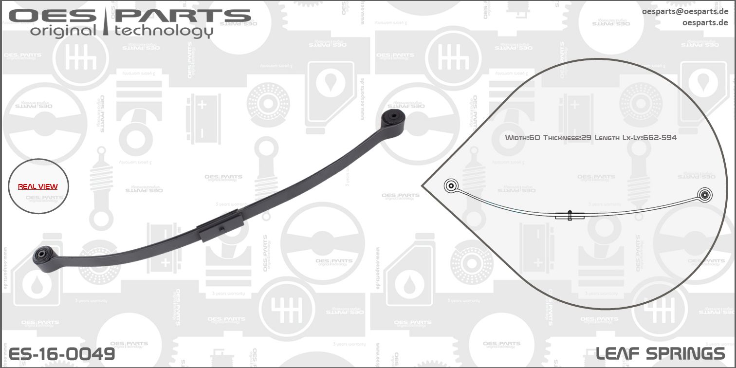 OES PARTS Vedruleht ES-16-0049
