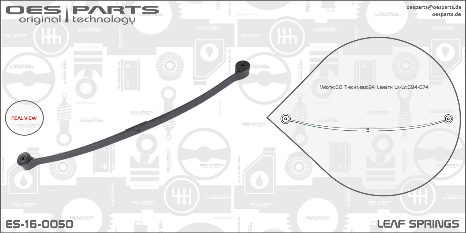 OES PARTS Vedruleht ES-16-0050