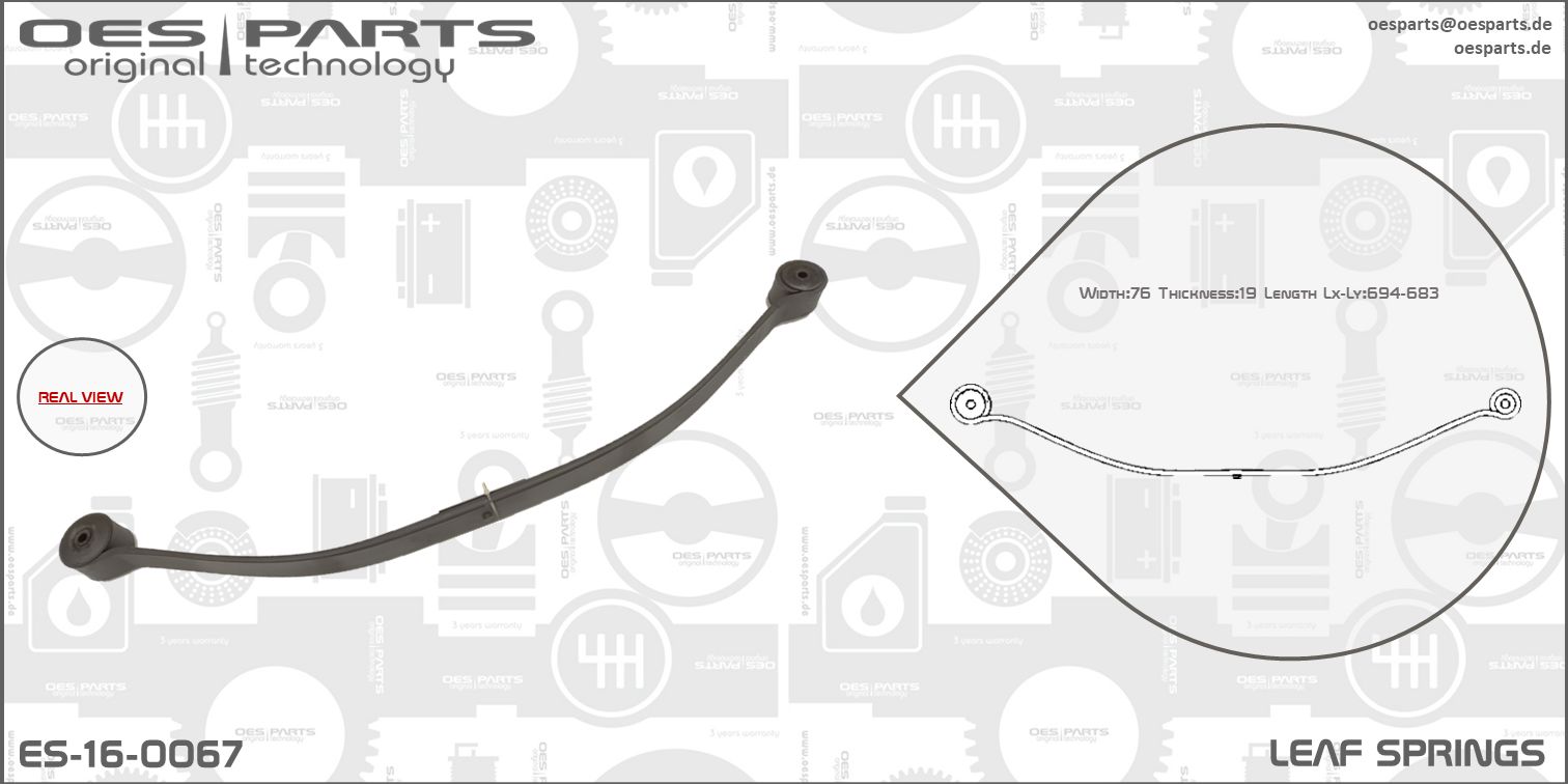 OES PARTS Bladfjäder ES-16-0067