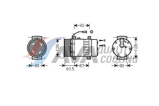 HIGHWAY AUTOMOTIVE Kompressor,kliimaseade 45041006