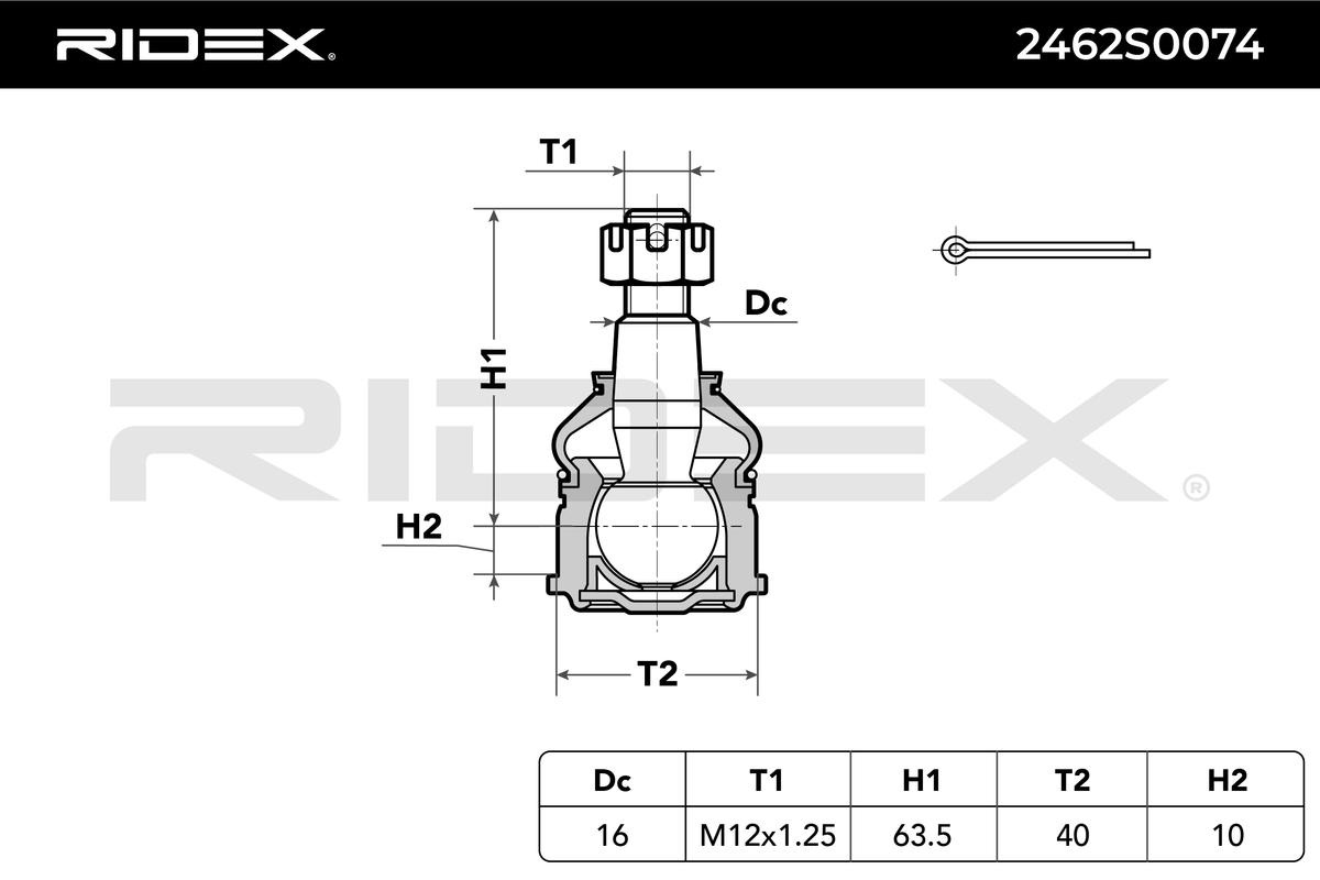 RIDEX Šarniir 2462S0074