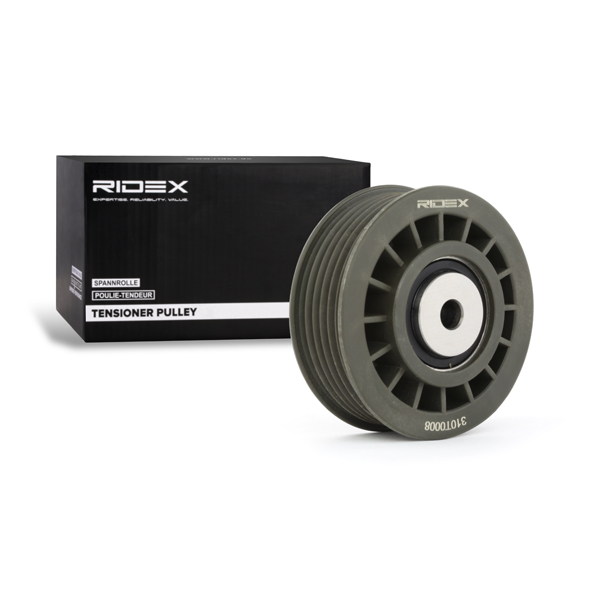 RIDEX Rolka napinacza, pasek klinowy wielorowkowy 310T0008
