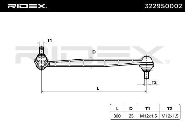 RIDEX Otsavarras, stabilisaator 3229S0002