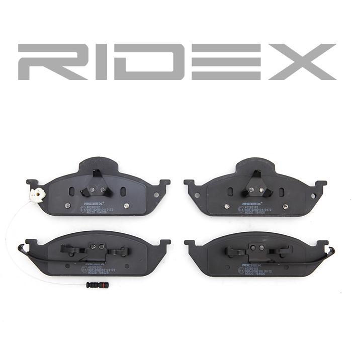 RIDEX Piduriklotside komplekt, ketaspidur 402B0162