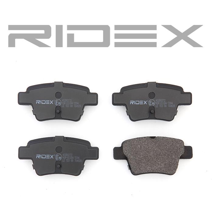 RIDEX Piduriklotside komplekt, ketaspidur 402B0272