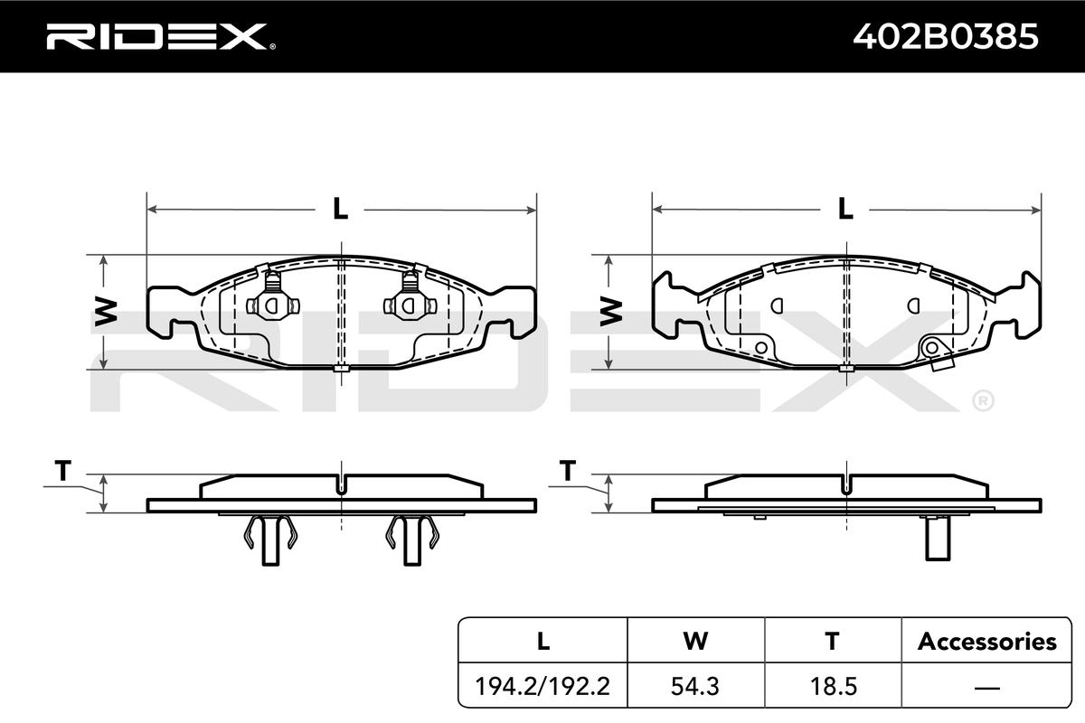RIDEX Jarrupala, levyjarru 402B0385