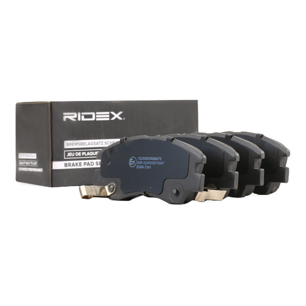 RIDEX Zestaw klocków hamulcowych, hamulce tarczowe 402B0682