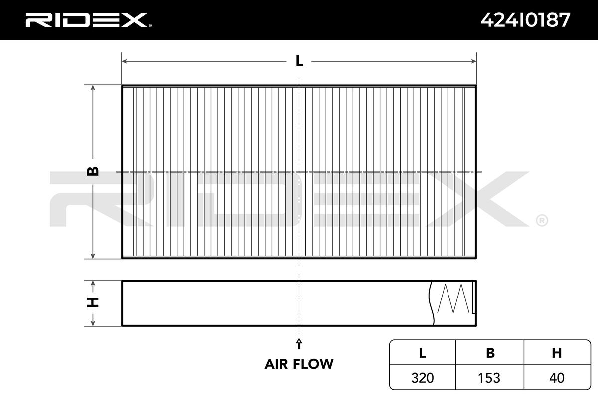 RIDEX Filter,salongiõhk 424I0187