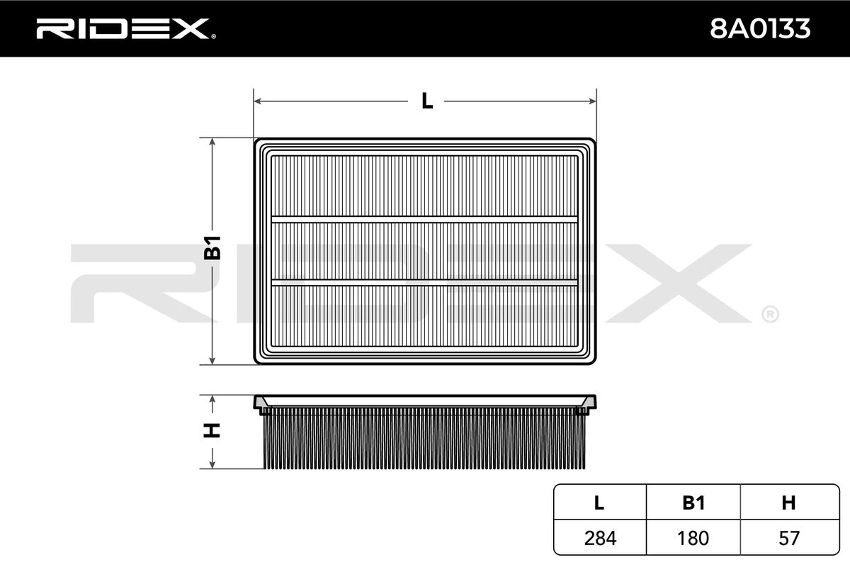 RIDEX Õhufilter 8A0133