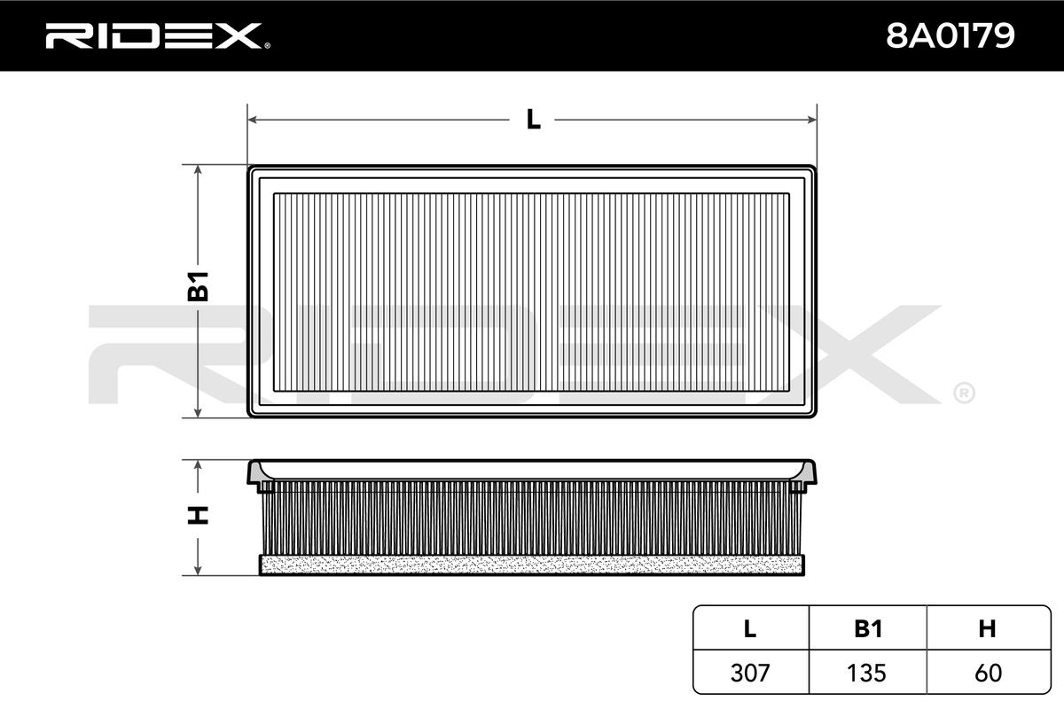 RIDEX Õhufilter 8A0179