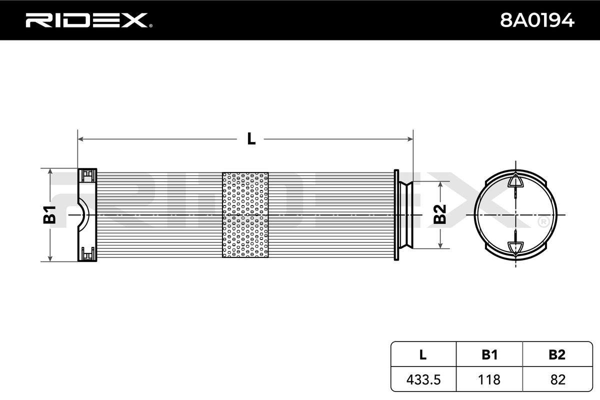 RIDEX Õhufilter 8A0194