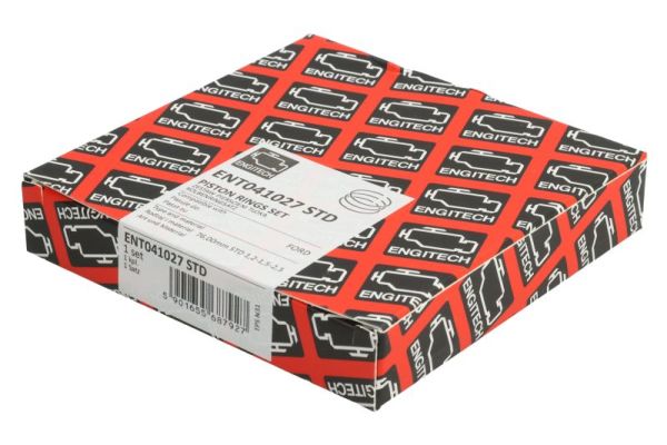 ENGITECH Kolvirõngakomplekt ENT041027 STD