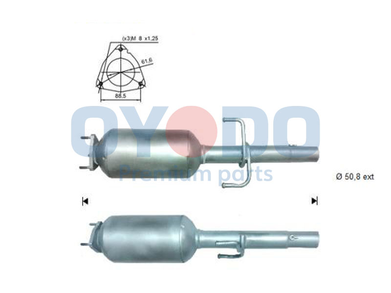 Oyodo DPF kübemefilter 20N0104-OYO