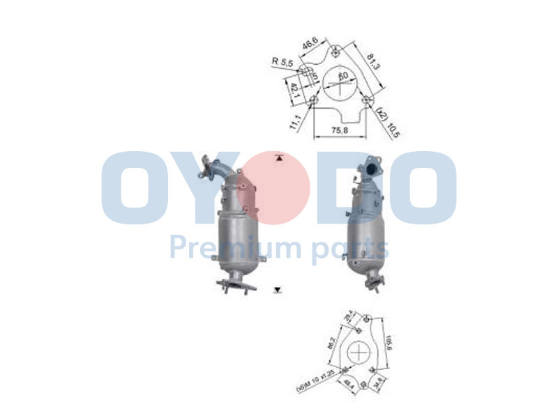 Oyodo DPF kübemefilter 20N0148-OYO