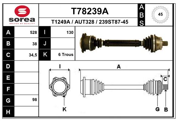 EAI pusašis T78239A
