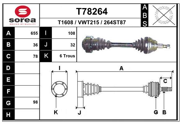 EAI pusašis T78264
