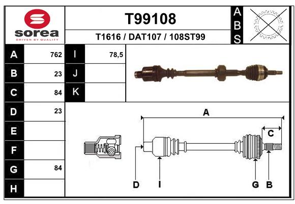 EAI pusašis T99108