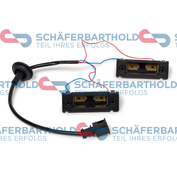 ORIGINAL Schäferbart korpusas, valstybinio numerio apšvietimas 317 18 209 01 11