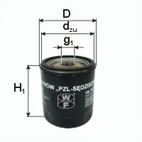 PZL Filters Öljynsuodatin PP25