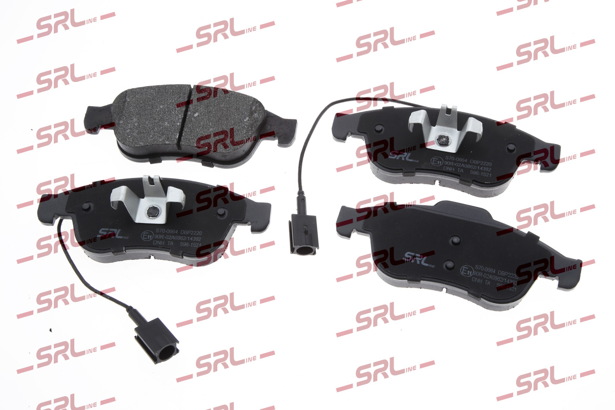 SRLine Piduriklotside komplekt, ketaspidur S70-0664