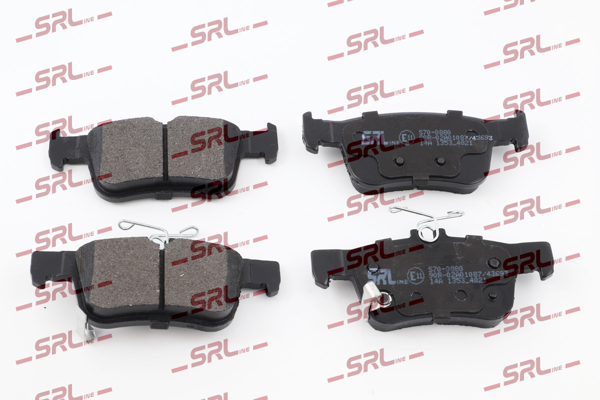 SRLine Piduriklotside komplekt, ketaspidur S70-0880