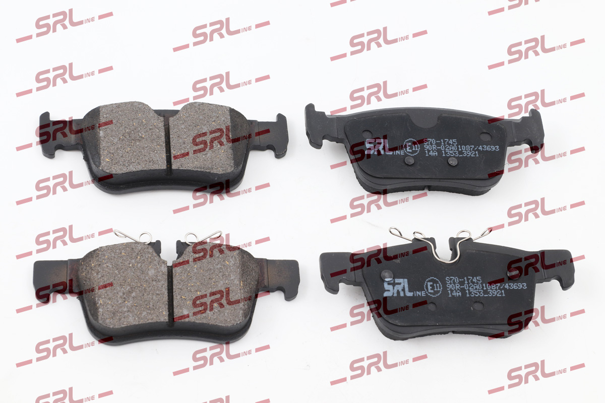 SRLine Piduriklotside komplekt, ketaspidur S70-1745