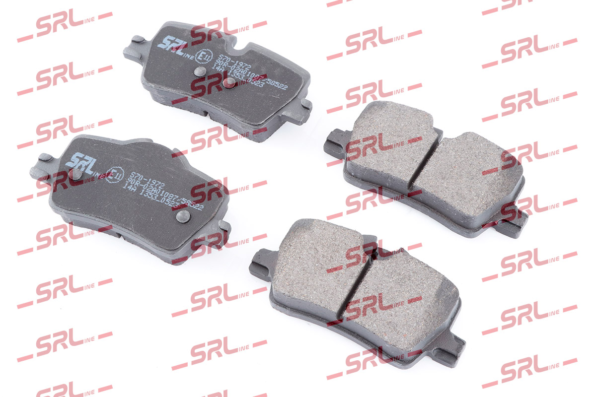 SRLine Piduriklotside komplekt, ketaspidur S70-1972