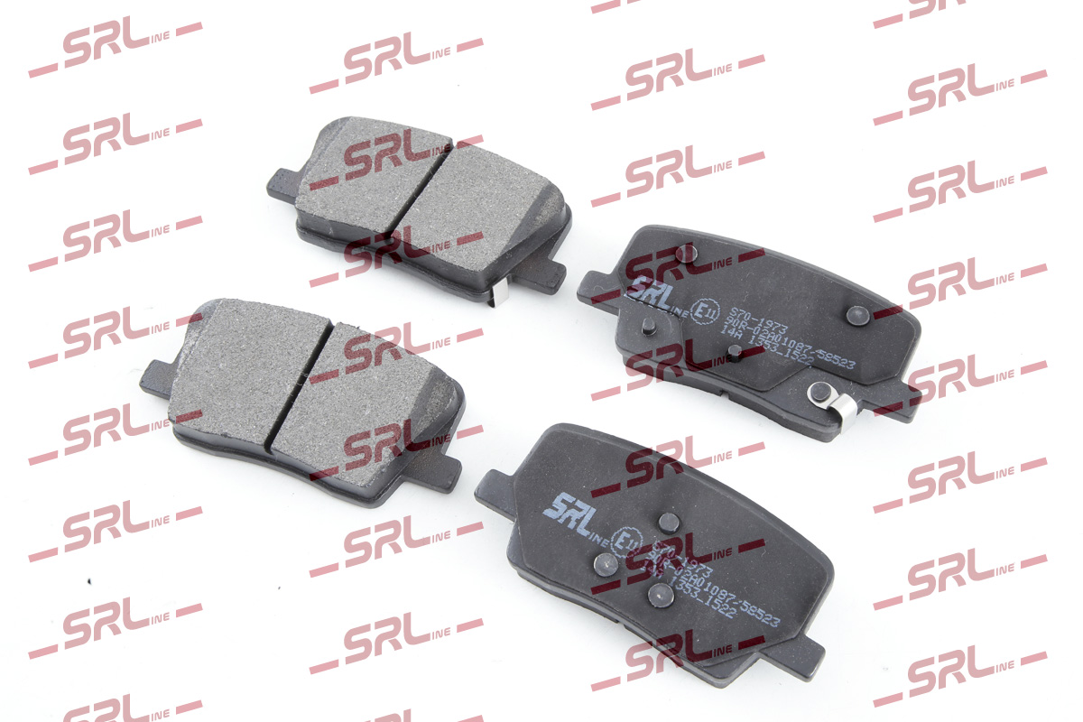 SRLine Piduriklotside komplekt, ketaspidur S70-1973